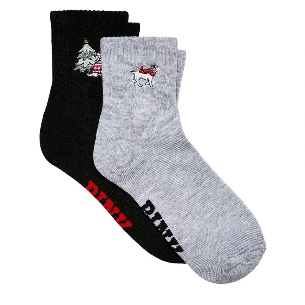 PINK Victoria’s Secret 2-Pack Quarter Socks